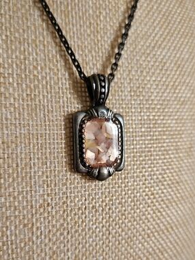 Pink Pendant Necklace